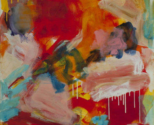 THE WISDOM OF INACTIVITY 2016: acrylic on canvas 36”x 36”