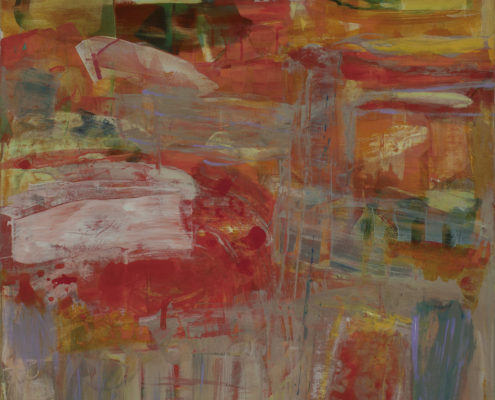 RUINS 2018: acrylic on canvas 30” x 30”